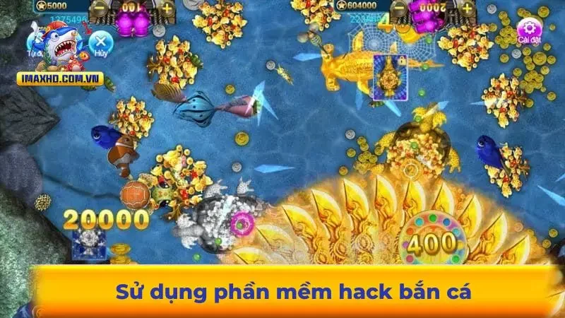 Sử dụng phần mềm hack bắn cá